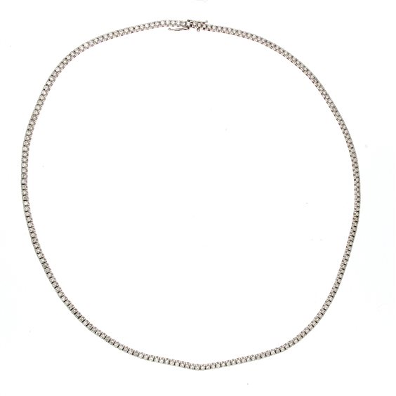 Halskette Soprana Dame Diamanti in Gold Diamante 3.70 Ct TENNIS 3.70 G VS - TENNIS 3.70 G VS